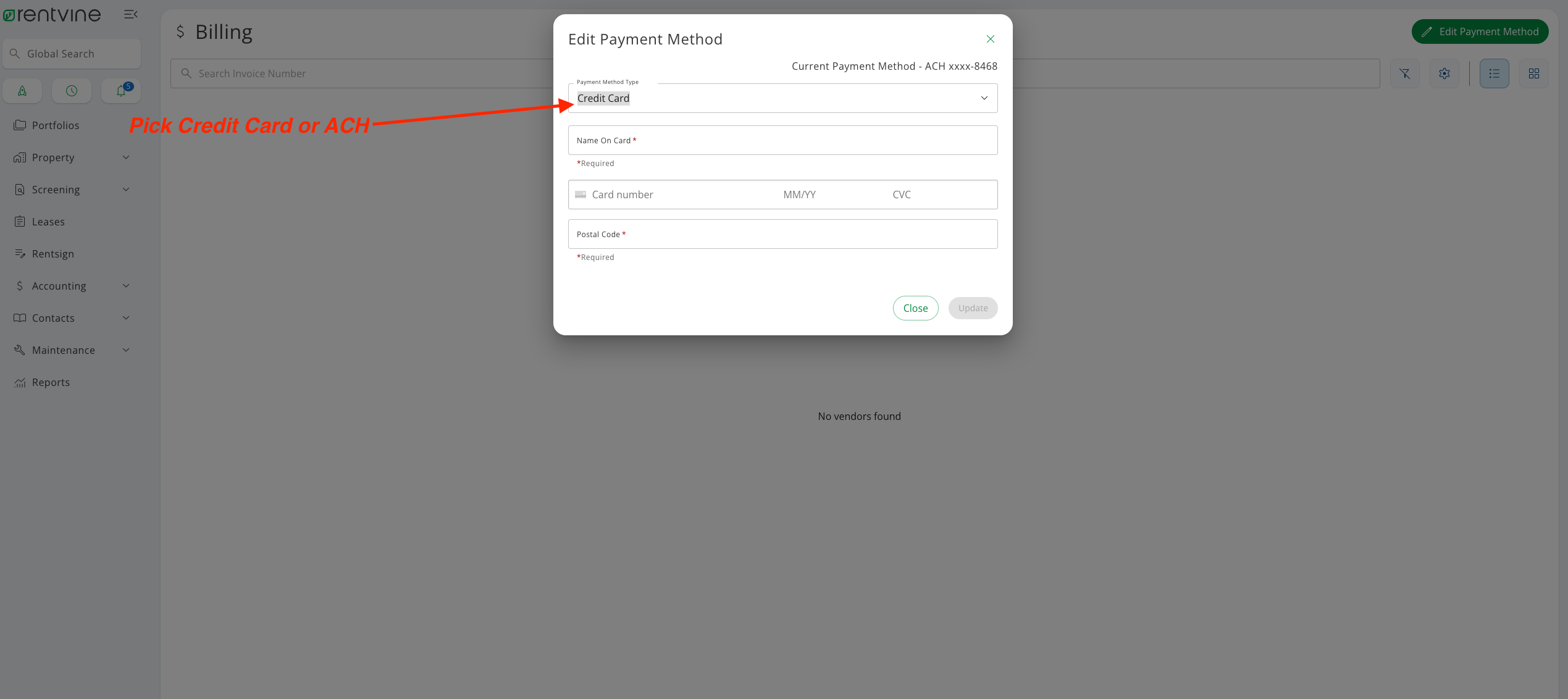 How To Update Your Billing Payment Method